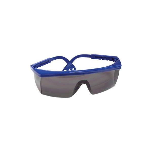 Smoke Lens Safety Glasses, Economy, 12PK